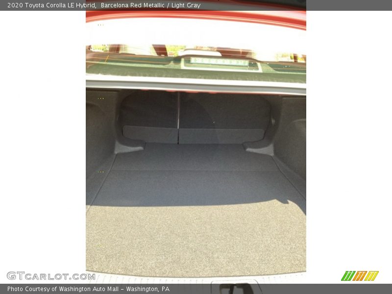 Barcelona Red Metallic / Light Gray 2020 Toyota Corolla LE Hybrid