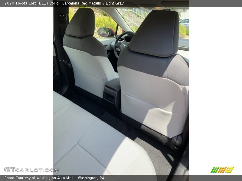 Barcelona Red Metallic / Light Gray 2020 Toyota Corolla LE Hybrid