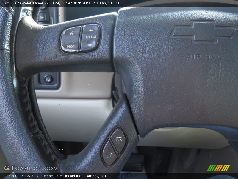 Silver Birch Metallic / Tan/Neutral 2005 Chevrolet Tahoe Z71 4x4