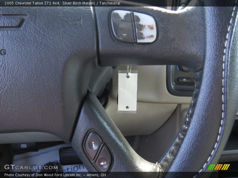 Silver Birch Metallic / Tan/Neutral 2005 Chevrolet Tahoe Z71 4x4