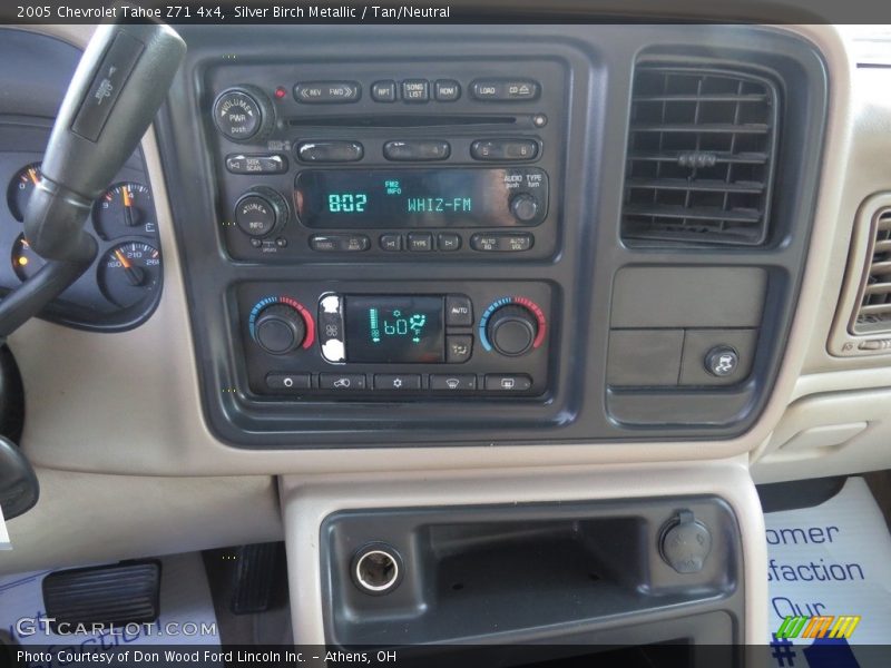 Silver Birch Metallic / Tan/Neutral 2005 Chevrolet Tahoe Z71 4x4