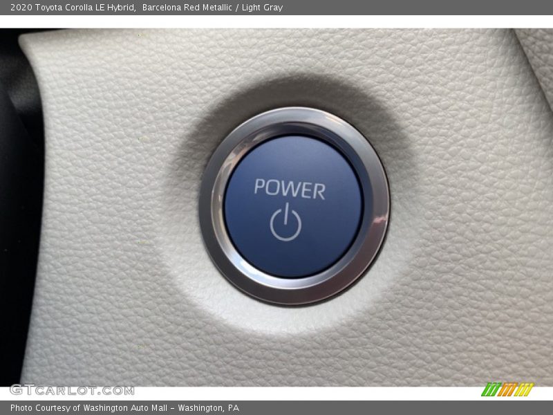 Barcelona Red Metallic / Light Gray 2020 Toyota Corolla LE Hybrid