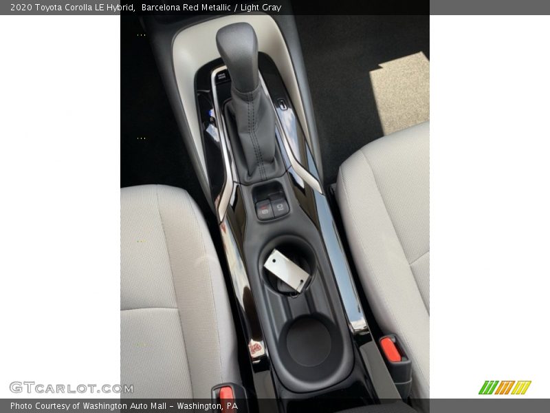 Barcelona Red Metallic / Light Gray 2020 Toyota Corolla LE Hybrid