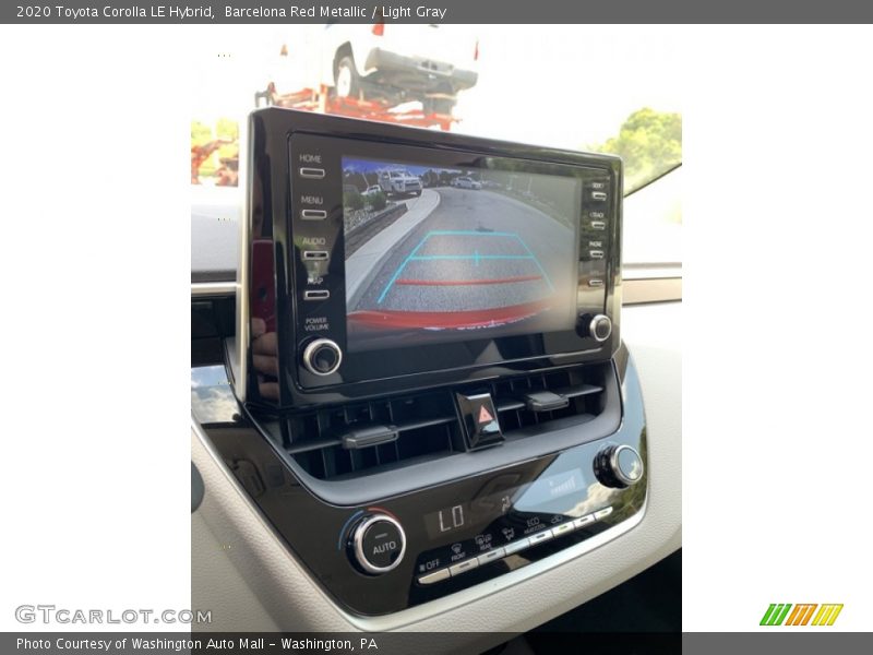 Barcelona Red Metallic / Light Gray 2020 Toyota Corolla LE Hybrid