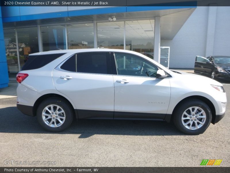 Silver Ice Metallic / Jet Black 2020 Chevrolet Equinox LT AWD
