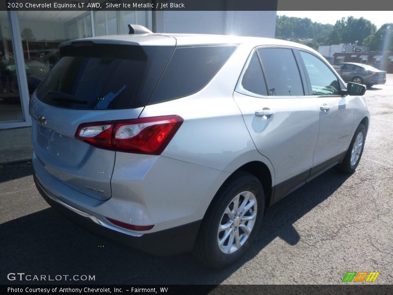 Silver Ice Metallic / Jet Black 2020 Chevrolet Equinox LT AWD