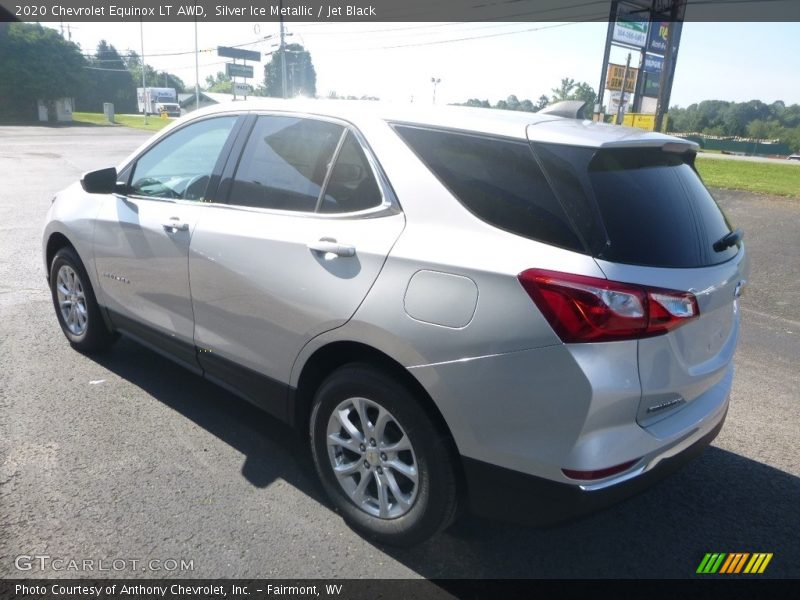 Silver Ice Metallic / Jet Black 2020 Chevrolet Equinox LT AWD