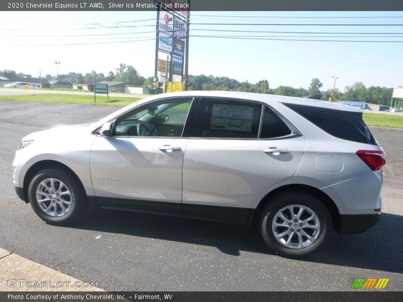 Silver Ice Metallic / Jet Black 2020 Chevrolet Equinox LT AWD