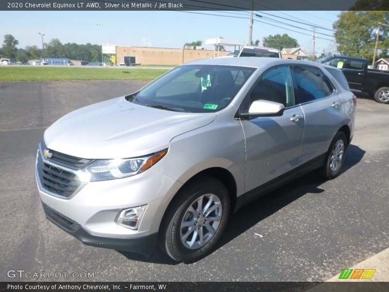 Silver Ice Metallic / Jet Black 2020 Chevrolet Equinox LT AWD