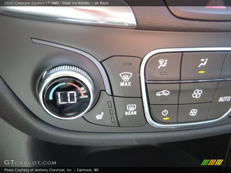 Silver Ice Metallic / Jet Black 2020 Chevrolet Equinox LT AWD