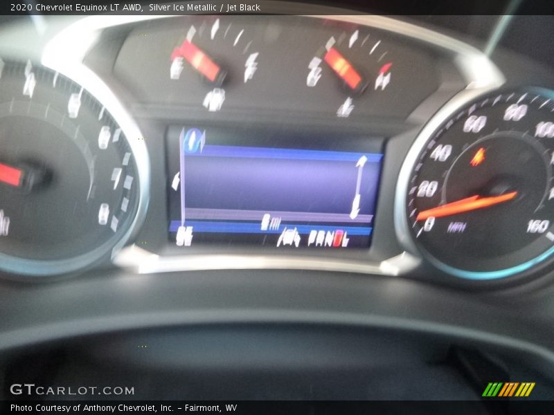 Silver Ice Metallic / Jet Black 2020 Chevrolet Equinox LT AWD