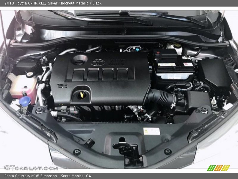 Silver Knockout Metallic / Black 2018 Toyota C-HR XLE
