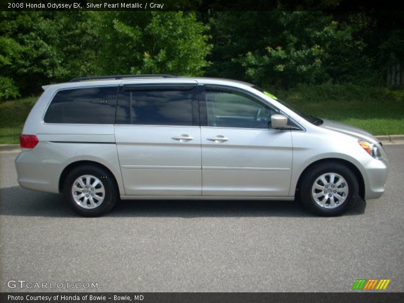 Silver Pearl Metallic / Gray 2008 Honda Odyssey EX