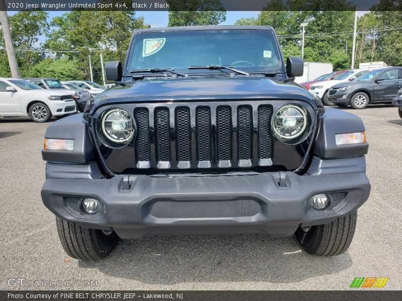 Black / Black 2020 Jeep Wrangler Unlimited Sport 4x4
