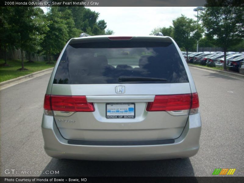 Silver Pearl Metallic / Gray 2008 Honda Odyssey EX