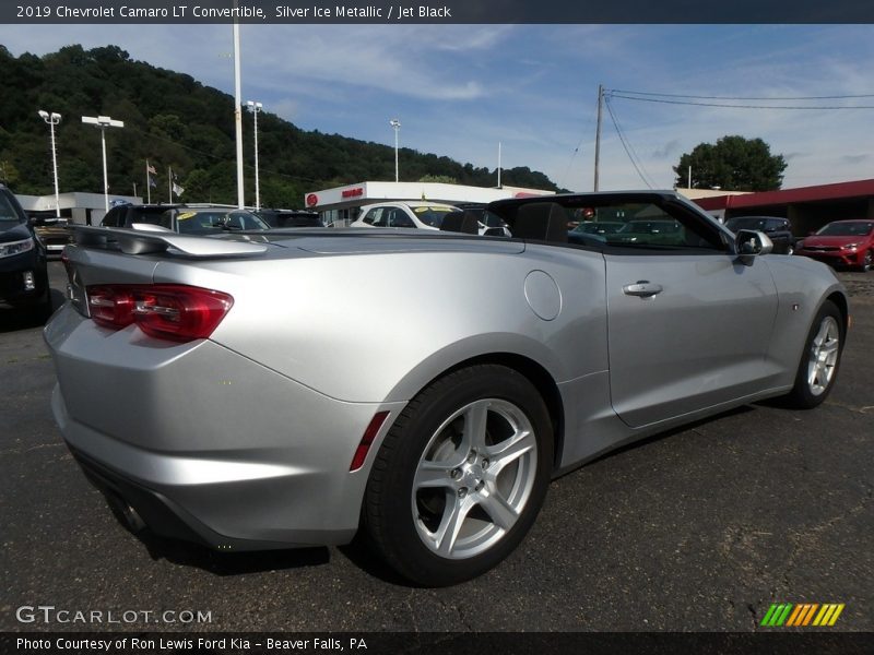 Silver Ice Metallic / Jet Black 2019 Chevrolet Camaro LT Convertible