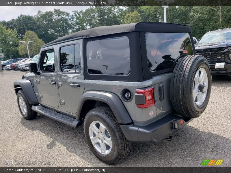 Sting-Gray / Black 2020 Jeep Wrangler Unlimited Sport 4x4