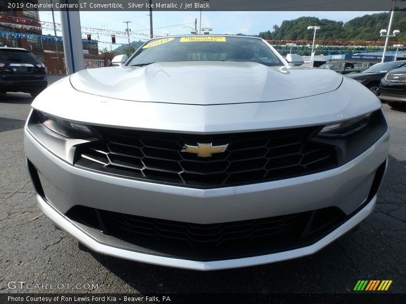 Silver Ice Metallic / Jet Black 2019 Chevrolet Camaro LT Convertible
