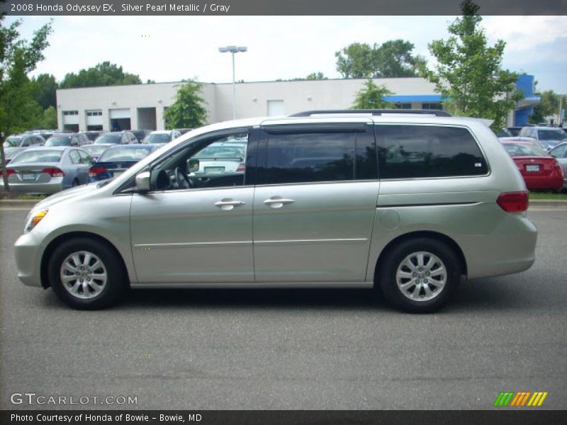 Silver Pearl Metallic / Gray 2008 Honda Odyssey EX