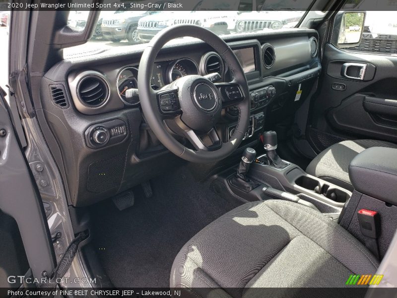 Dashboard of 2020 Wrangler Unlimited Sport 4x4