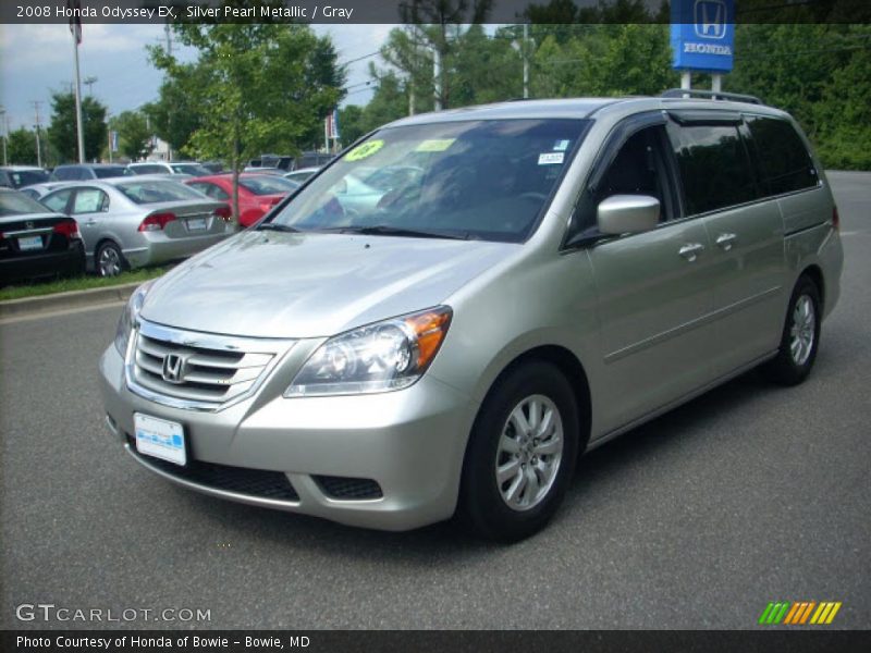 Silver Pearl Metallic / Gray 2008 Honda Odyssey EX