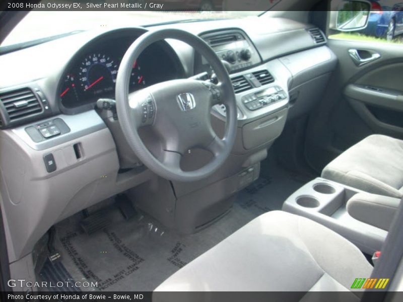 Silver Pearl Metallic / Gray 2008 Honda Odyssey EX
