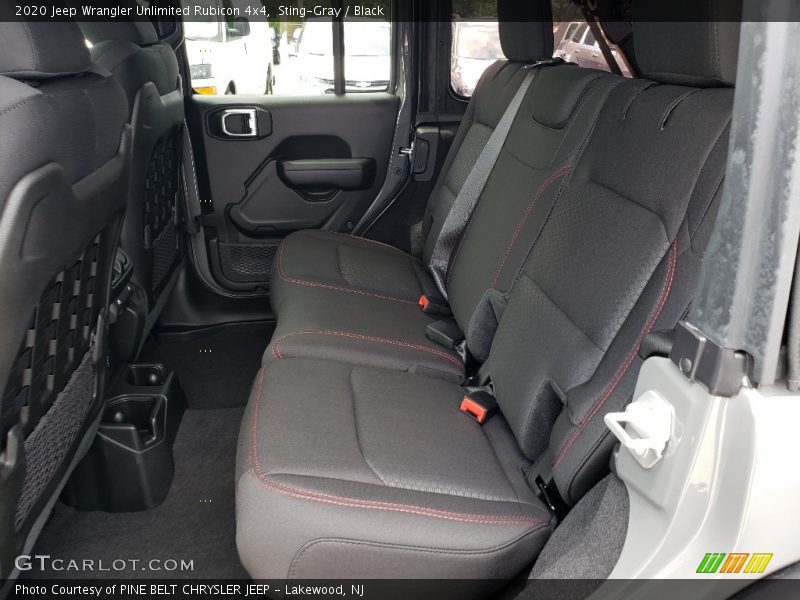 Rear Seat of 2020 Wrangler Unlimited Rubicon 4x4