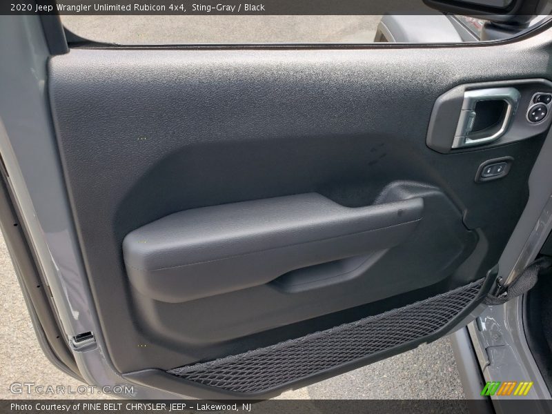 Door Panel of 2020 Wrangler Unlimited Rubicon 4x4
