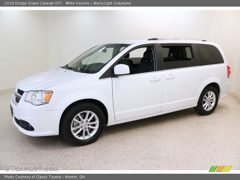 White Knuckle / Black/Light Graystone 2018 Dodge Grand Caravan SXT