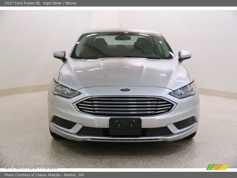 Ingot Silver / Ebony 2017 Ford Fusion SE