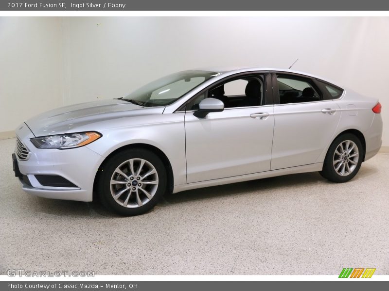 Ingot Silver / Ebony 2017 Ford Fusion SE