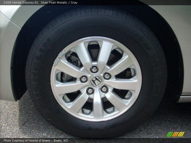 Silver Pearl Metallic / Gray 2008 Honda Odyssey EX