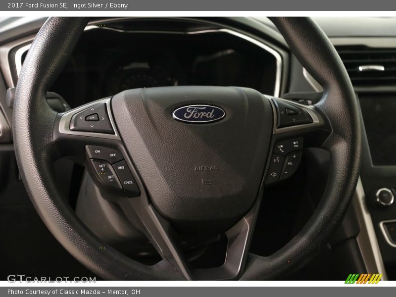 Ingot Silver / Ebony 2017 Ford Fusion SE