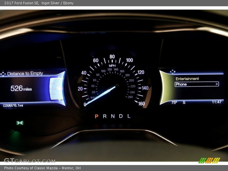 Ingot Silver / Ebony 2017 Ford Fusion SE