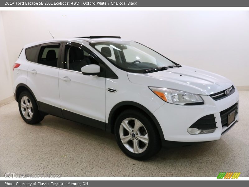 Oxford White / Charcoal Black 2014 Ford Escape SE 2.0L EcoBoost 4WD