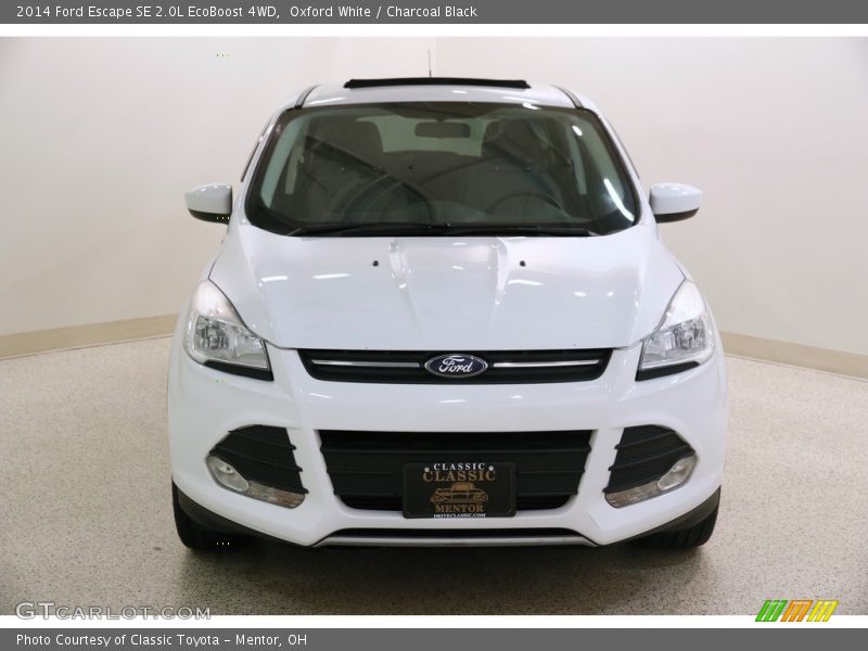 Oxford White / Charcoal Black 2014 Ford Escape SE 2.0L EcoBoost 4WD