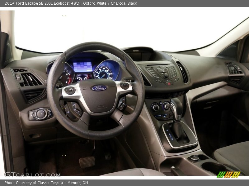 Oxford White / Charcoal Black 2014 Ford Escape SE 2.0L EcoBoost 4WD