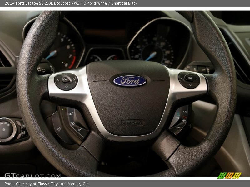 Oxford White / Charcoal Black 2014 Ford Escape SE 2.0L EcoBoost 4WD