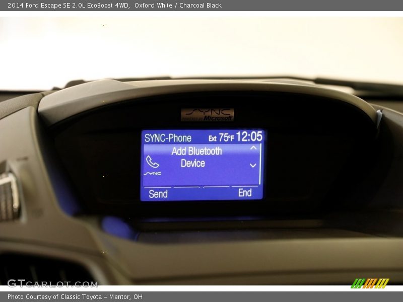 Oxford White / Charcoal Black 2014 Ford Escape SE 2.0L EcoBoost 4WD