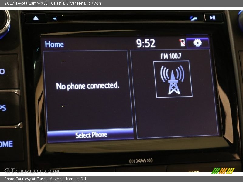 Celestial Silver Metallic / Ash 2017 Toyota Camry XLE