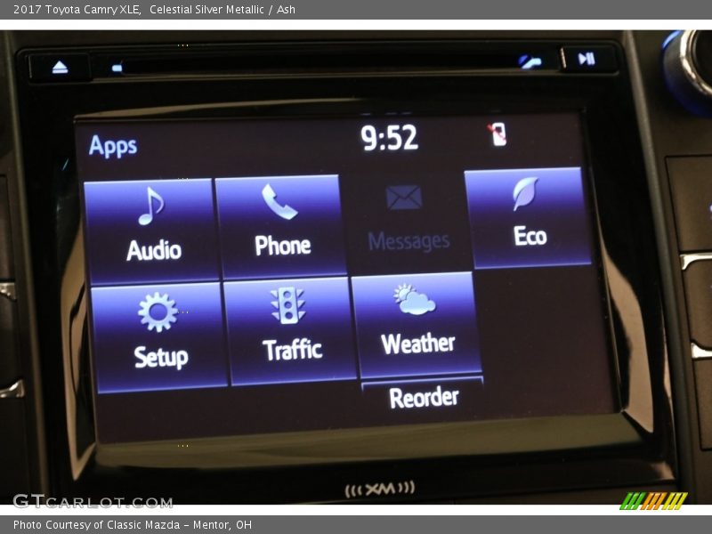 Celestial Silver Metallic / Ash 2017 Toyota Camry XLE