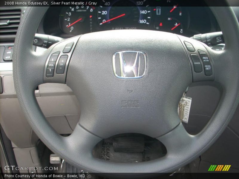Silver Pearl Metallic / Gray 2008 Honda Odyssey EX