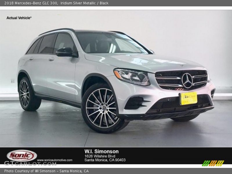Iridium Silver Metallic / Black 2018 Mercedes-Benz GLC 300