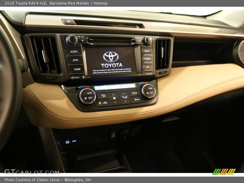 Barcelona Red Metallic / Nutmeg 2016 Toyota RAV4 XLE