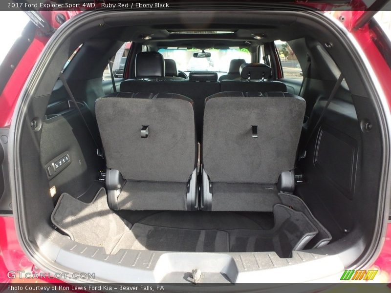 Ruby Red / Ebony Black 2017 Ford Explorer Sport 4WD