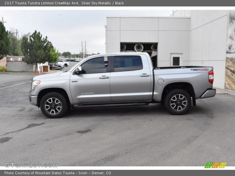 Silver Sky Metallic / Black 2017 Toyota Tundra Limited CrewMax 4x4
