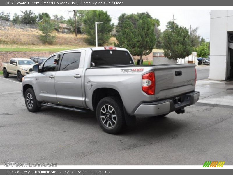 Silver Sky Metallic / Black 2017 Toyota Tundra Limited CrewMax 4x4
