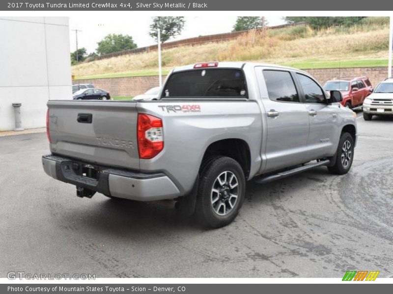 Silver Sky Metallic / Black 2017 Toyota Tundra Limited CrewMax 4x4
