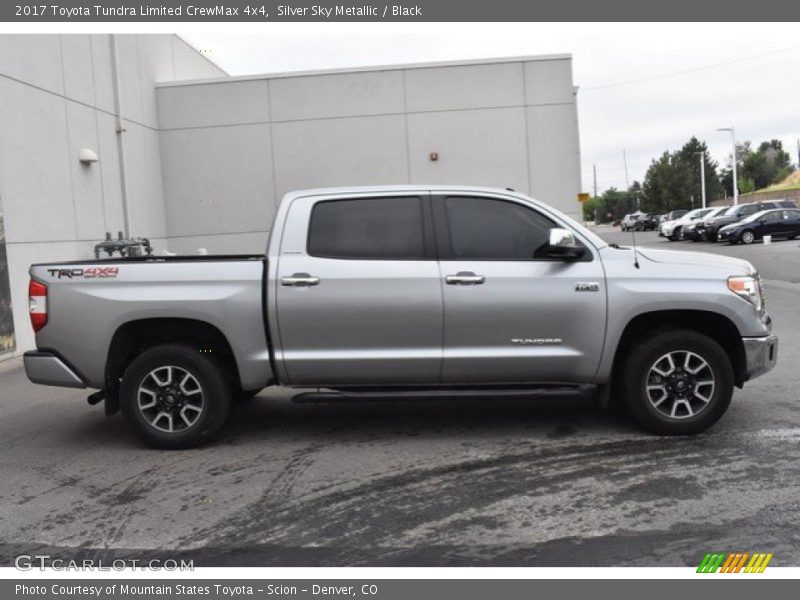 Silver Sky Metallic / Black 2017 Toyota Tundra Limited CrewMax 4x4