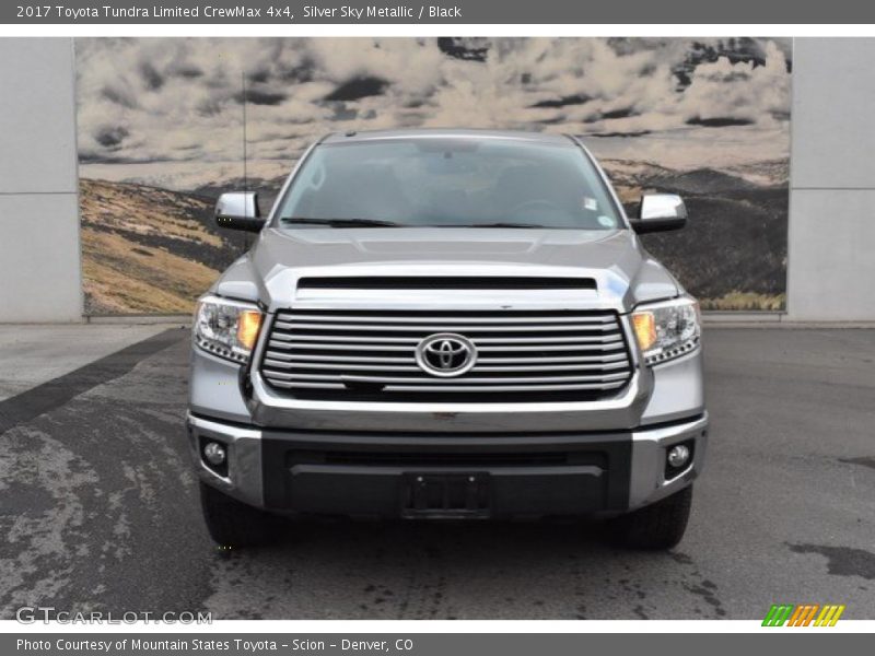 Silver Sky Metallic / Black 2017 Toyota Tundra Limited CrewMax 4x4